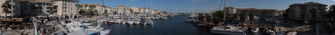 Port Frejus from Footbridge